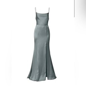 Amsale Chloe sage green bridesmaid dress - size 6